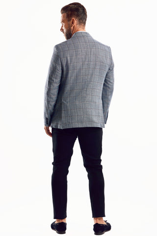 Mojito Reserve Men's Casual Modern Fit Sports Jacket Checker Print